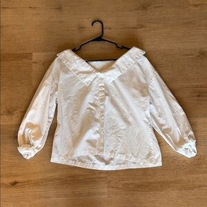 White Long Sleeve Blouse